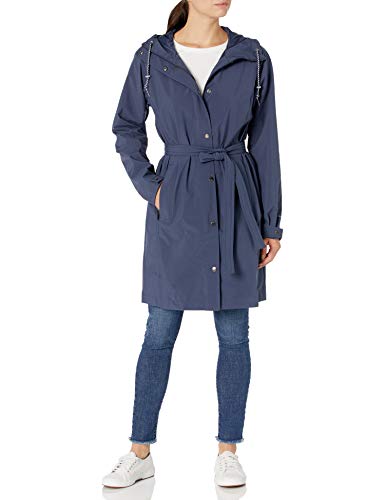 Columbia Women's Here and There Long Trench Jacket, Nocturnal, Medium