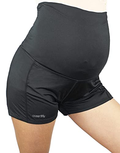 Oceanlily Over The Belly Maternity - High Waist Cover Up Womens Swim Bottoms3