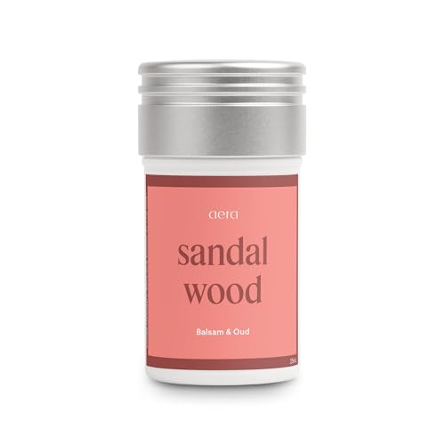 Aera Sandalwood – Essential Oil for Home – Inspiring Calm Fragrance – Notes of Sandalwood, Balsam and Oud – Scent Refill – Works with The Aera Diffuser
