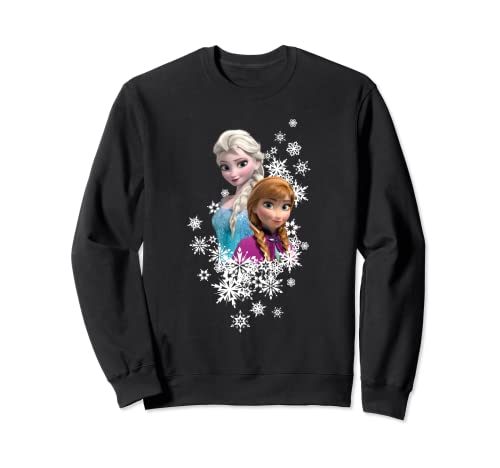 Disney Frozen Anna and Elsa Snowflakes Sudadera