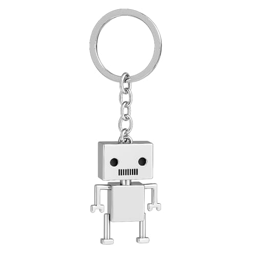 DONWOIE Robot Keychain – Robot Keychains Bag Charms for Women