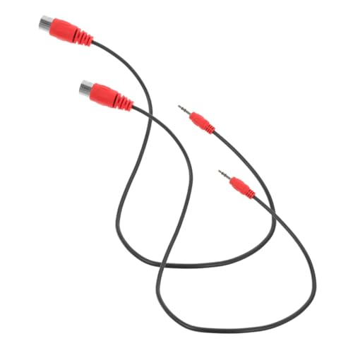 CIMAXIC 丈夫なオーディオアダプターケーブル 3.5mm から 5 ピン MIDI ケーブル 90 度曲げ ギターとキーボード用