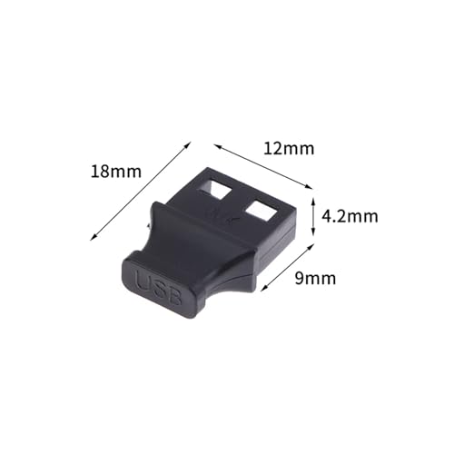 Tapón USB tipo A con asa para portátil: pack de 30 cubiertas protectoras contra el polvo 7