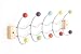 Produktbild Deluxe-Wandhaken / Kleiderbügel-10 hooks.Chrome Rahmen Finish & Multi-Color-Keramikkugeln-Perfekt für Kinder Raum oder jeder anderen Raum
