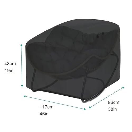 Housse de chaise de patio robuste et durable face aux intempéries