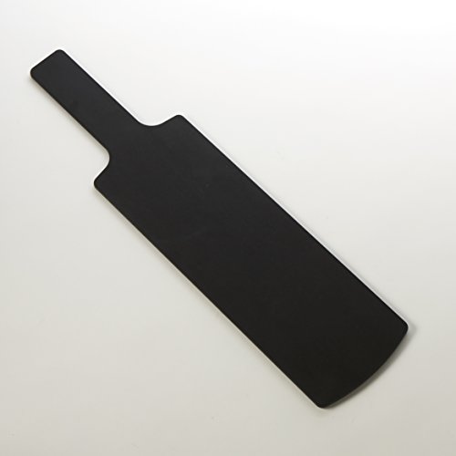 American Metalcraft MPB2 Rectangular Wood Serving Peel, Black, Small