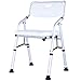 Asiento de Ducha Silla de Ducha con Puntas de Goma Antideslizantes, para Seguridad y Estabilidad Herramienta de Baño Plegable, (50×43.5×76Cm)