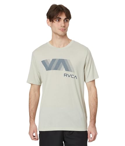 RVCA Men's Standard Va Blur Ss, Chalk - Main Image