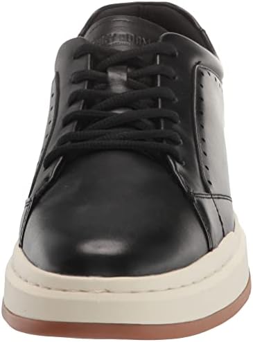 STACY ADAMS mens Collins Lace Up Sneaker, Black, 10.5 US | Image 1