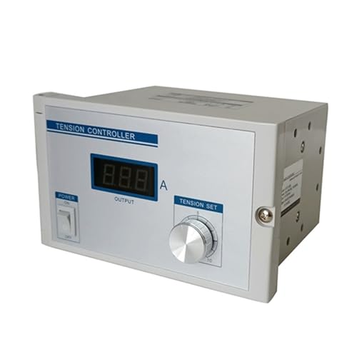 TNEHOD Digital Manual Tension Controller 0-4A for Magnetic Powder Clutch/Brake, DC24V Output, PWM Control - for Paper/Printing/Textile Industries