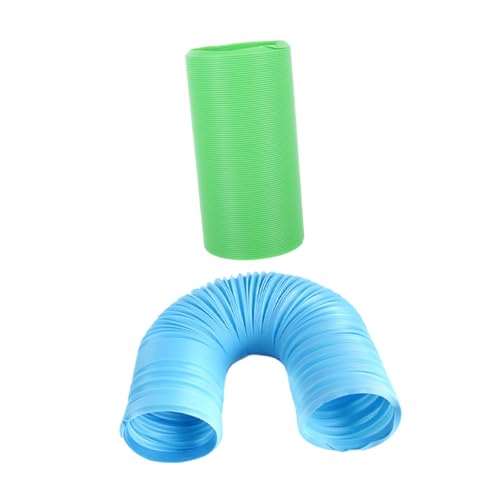 VANZACK 2pcs Hamster Fun Tunnel Exercise Training Tunnel for Small Animals Foldable Pet Nest Hiding Spot for Rats Ferrets