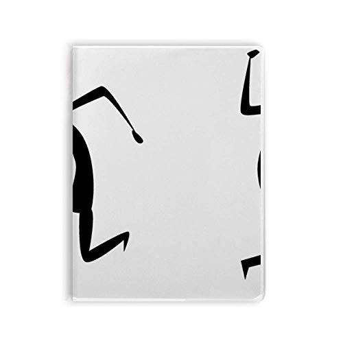 Carnet motif égyptien souple léger et petit cahier de notes original