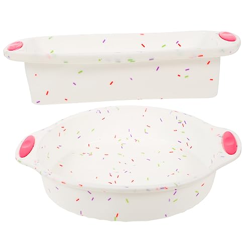 DECHOUS Professional Silicone Baking Dish Cake Mold Easy Demold Wash Microwave Oven Safe for Home Bakery