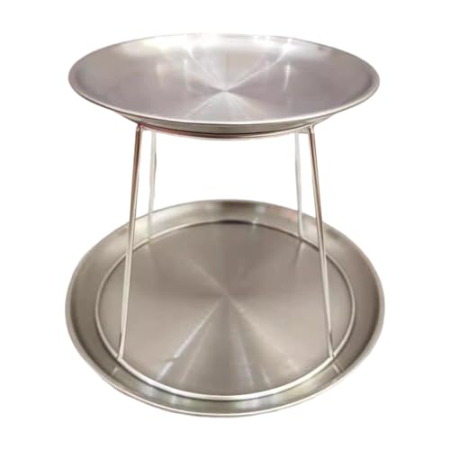 Sharplace Présentoir à Fruits de mer, Plateau à collations, 2 Niveaux, Accessoire Robuste, Support à Plateaux à Fruits de mer Polyvalent pour Desserts, Mariage, Plat Peu Profond