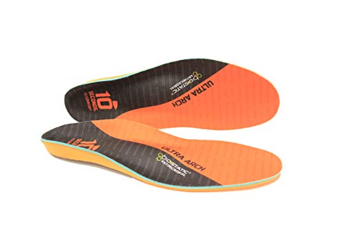10 Seconds 3810 Ultra Support Insoles, M 4/4.5, W 5.5/6, 1 Pair