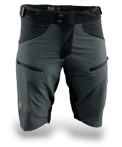 SPORT: I pantaloncini corti da ciclismo e outdoor TLA THABOR hanno uno stile casual e sono ideali per MTB enduro, trail riding, eBike, ciclo turismo e trekking per uomo e donna.