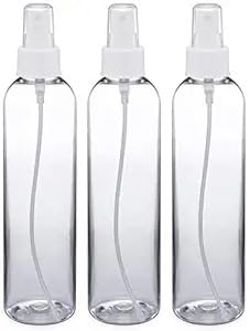 100ML Empty Refillable Fine Mist Sprayer Atomizer Spray Bottle with Ultra-Fine Mist Pump and Cap, for Home/Travel/Beauty/Makeup/Sanitizer-100ml,Transparent (Pack of 3)-image-32