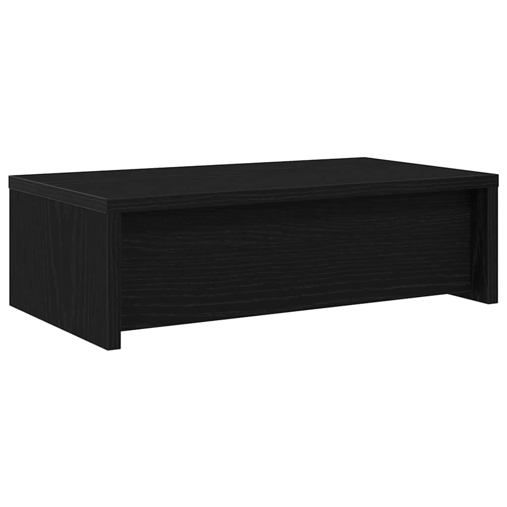 Gecheer Supporto per Monitor Doppio con Cassetti, Regolabile in Altezza, 50x27x15 cm, in Truciolato di Legno Tecnico, per Ufficio Domestico e Professionale