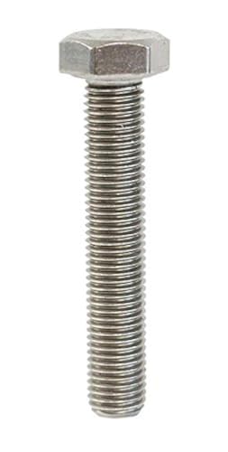 Image of (4pcs) BelMetric M8X1.0X45 A2-70 Stainlesss Steel Metric Fine Threaded Hex Tap Bolts DIN 961 for Automobiles, Motorcycles and Watercraft BR8X1.0X45SS