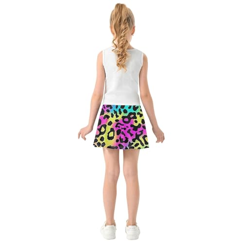Girls Skorts with Built in Shorts Flowy Little Girl Skirts Skort Kids with Pockets4