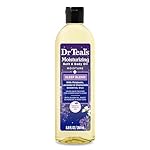Dr Teal's Moisturizing Bath & Body Oil, Sleep Blend with Melatonin, Lavender & Chamomile Essential Oils, 8.8 fl oz.