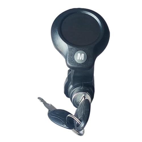 Sicurezza con serratura a chiave: viene fornito con 2 chiavi per un bloccaggio sicuro, fornendo tranquillità quando si lascia incustodita la tua e-bike o lo scooter.