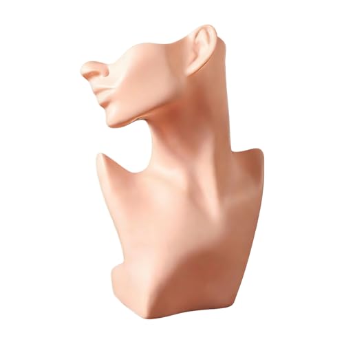 Lightweight Sturdy PVC Mannequin Holder Featuring Jewelry Display for Necklaces Earrings and Rings Easy to Clean Multifunctional