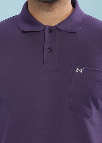 Image of Force NXT Polo Neck T-Shirt for Men Pack of 1 | Regular Fit T-Shirt for Men | Premium Super Combed Rich Cotton Polo Shirt | Men's Ultra Soft Half Sleeve T-Shirt