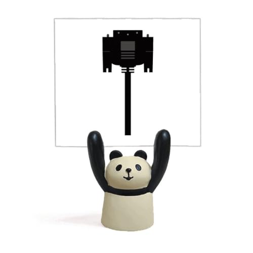 Support de câble panda et pince mémo de bureau pour écran de présentation
