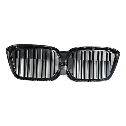 Calandre avant noire brillante à double lamelles pour BMW iX3 G08 LCI 2021-2024