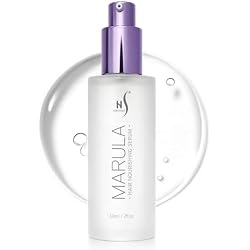 HerStyler Marula Oil Hair Serum - Anti Frizz Serum for Frizzy, Dry and Damaged Hair - Boosts Shine, Straightening - Address Flyaways, Split Ends - 2 Fl Oz (1 Pack)