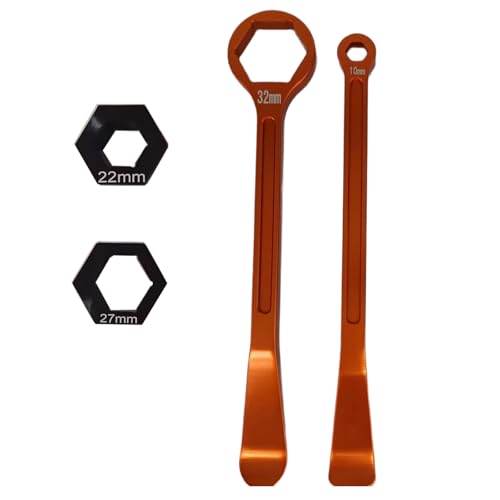 Zkydhbd Motorcycle Tire Change Set 13/22/27/32mm Aluminum Tire Lever Wrench Tool Set Motorbike Tyre Removal Installation Tool Motorcycle