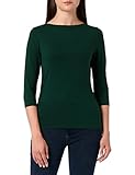 VERO MODA Damen Stretch T-Shirt 3/4 Arm Basic U-Boot-Ausschnitt Top Oberteil Regular Fit Langarm VMPANDA