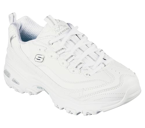 Image of Skechers Women's D'Lites Fresh Start, White /Silver, 12W
