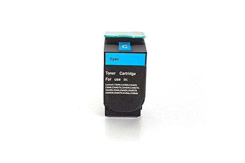 Toner cyan de haute précision pour Lexmark Optra C 544 DN 2000 pages
