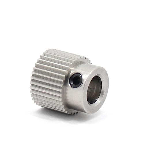 BUGUUYO Teeth Stainless Steel Extruder Gear for Printers and Height Printer Drive Gear Accessory for Precision Printing 
