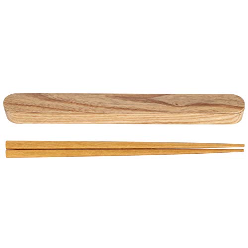 HAOHIZE Palillos de madera, palillos reutilizables, portátiles, ecológicos, vajilla de viaje, juego de, reutilizable, ligero y elegante (HAOHIZEQU6jcT5-11)