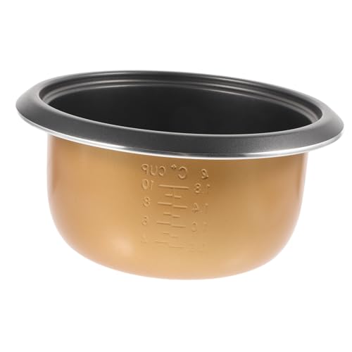 Sosoport Olla de Arroz Antiadherente de Aluminio Olla para Cocedor de Arroz para Cocinar y Postres Suministro de Cocina Reemplazo