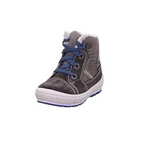 Superfit Baby Boy's Groovy Snow Boot, Grey Blue 2000, 4 UK Child