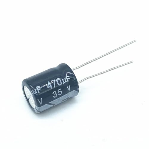 Condensateur électrolytique 35 V 470 UF 10x13mm pour soudure DIY