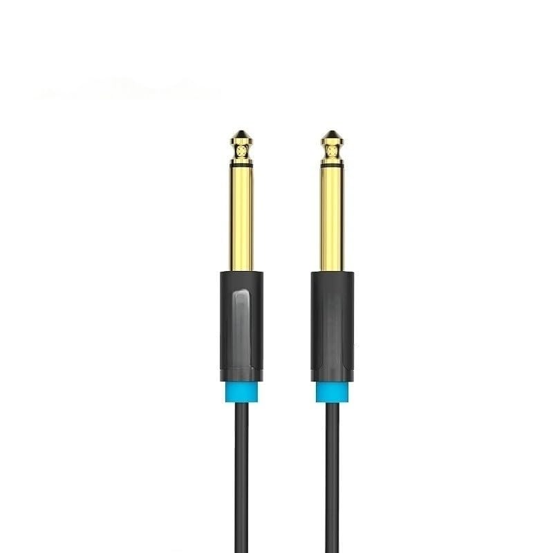 Cable de audio Aux Guitar 6.5 mm a 6.5 mm 1m miniatura 1