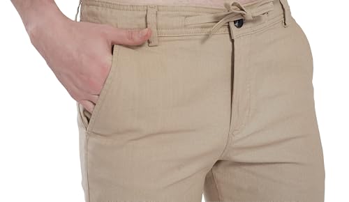Image of DIVISIVE Men's Loose Fit Linen Blend Cotton Pants