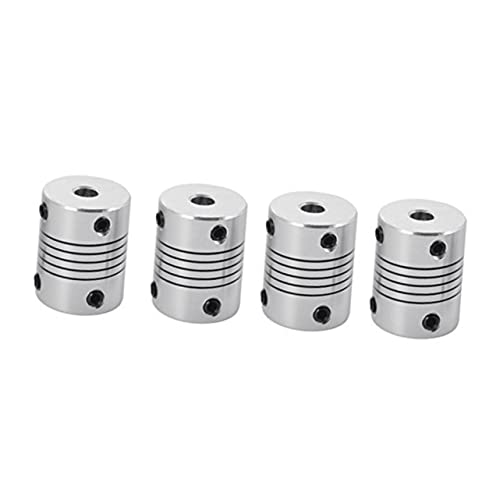 4pcs Flexible Shaft Coupling Aluminum Alloy Connector 5mm to 8mm