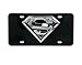 Elektroplate Superman Premium Chrome and Black 3D Metal License Plate