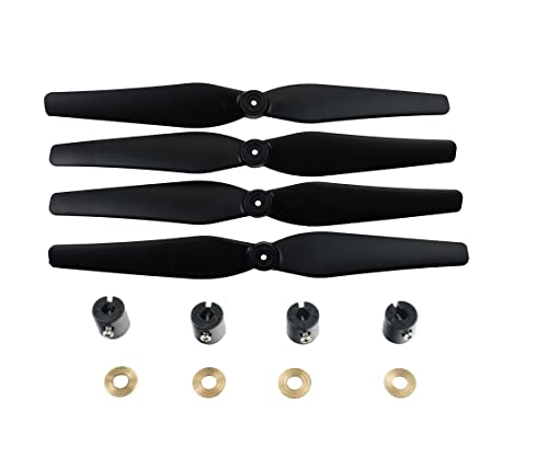 Propeller Blades for Promark VR Virtual Reality Warrior P-70 Drones Set of 4 Black Propellers and Propeller Holders