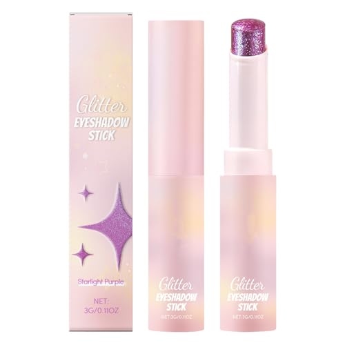 Lápiz de sombra de ojos con purpurina, iluminador de ojos, iluminador de brillo, maquillaje para pieles sensibles y secas