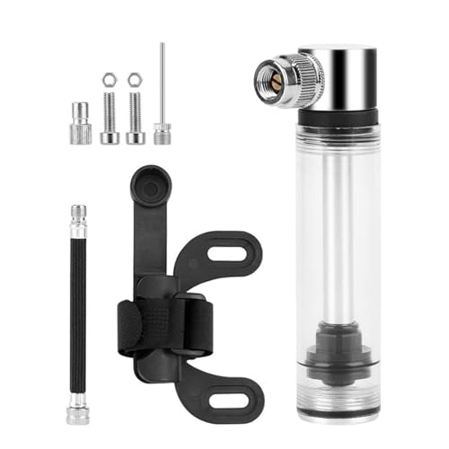 ZJchao Bike Pump, Compact Size Bike Tire Pump Bikes Accessories Versatile Enough to Inflate Tires of All Types of Bikes Can Inflate Your Tires Conveniently