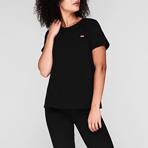 Levi's The Perfect Tee, T-Shirt Donna, Mineral Black 01, Xs - 2