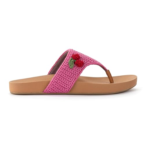 Image of The Sak Everly Slide Sandal - Women's Flat Fashion Slides with Soft Cushion Sole - Beach Slip On Sandals For Everyday