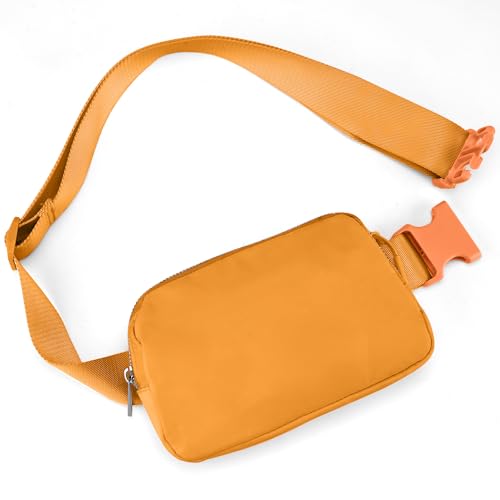 Image of JSJ Mini Fanny Pack for Women & Men,Valentines Day Gifts for Girls Teens Kids Daughter Sister Her,Trendy Stuff Crossbody Bags Cute Everywhere Belt Bags. (Orange)